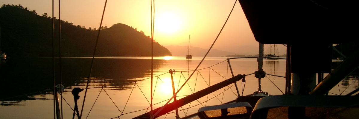 opkomende zon in Turkije