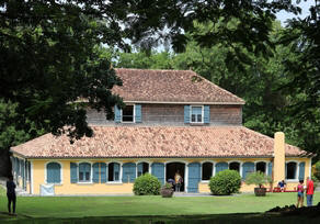 typisch huis op Martinique