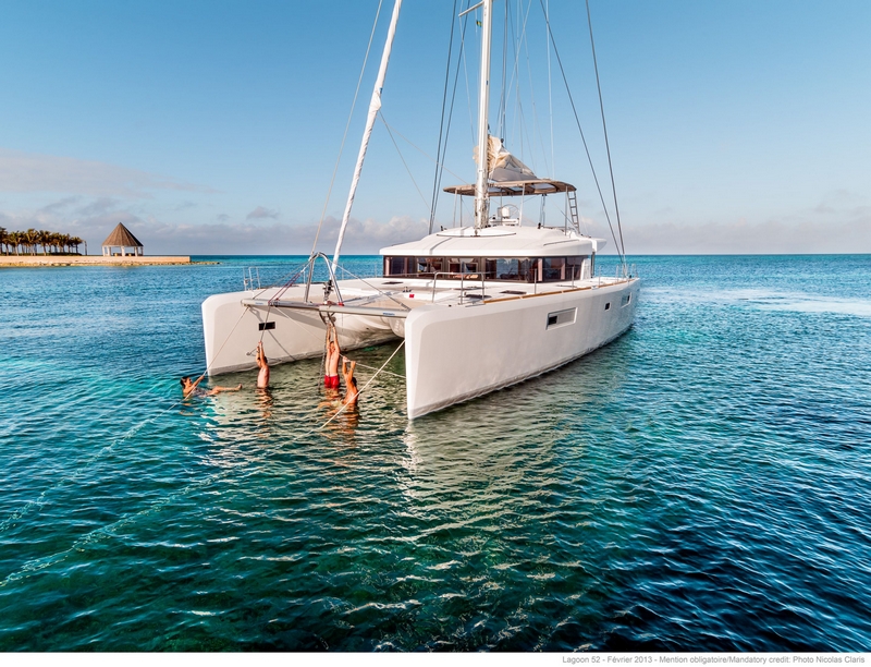 luxe catamaran zwemplezier