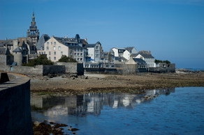 stad aan Atlantic kust