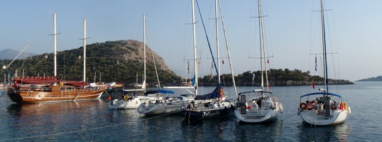 uitzicht op Gemiler eiland